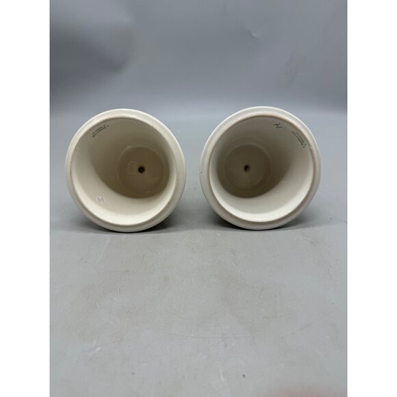 Teleflora Vintage Christmas Holly & Berry Candle Holders Set Of 2 READ - Picture 7 of 9